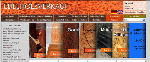 Edelholzverkauf